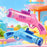6601-36 Electric Bubble Gun Multi-Hole Gatling Bubble Maker LED Light Kids Toy with 60ml Bubble Solution for Outdoor - Pink - 7