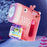Bubble Gun Machine with Bubble Refill Solution Automatic Bubble Maker for Toddlers Outdoor Bubble Blower Toy - Pink Giraffe - 2