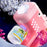 Bubble Gun Machine with Bubble Refill Solution Automatic Bubble Maker for Toddlers Outdoor Bubble Blower Toy - Pink Giraffe - 3