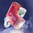 Bubble Gun Machine with Bubble Refill Solution Automatic Bubble Maker for Toddlers Outdoor Bubble Blower Toy - Pink Giraffe - 6