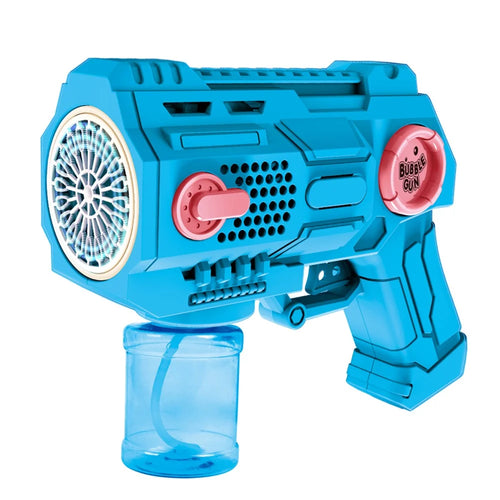 695-1 Toddler Automatic Bubble Maker Electric Toy Kids Bubble Machine Birthday Gift - Blue - 1