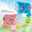 695-1 Toddler Automatic Bubble Maker Electric Toy Kids Bubble Machine Birthday Gift - Blue - 3