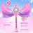 Princess Magic Wand Bubble Machine Kids Girls Soap Bubbles Generator Toy - 2