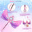 Princess Magic Wand Bubble Machine Kids Girls Soap Bubbles Generator Toy - 3