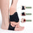 1 Pair Arch Support Insoles Orthopedic Foot Cushion Plantar Fasciitis Relief Adjustable Wrap - Black - 3