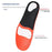 068 1 Pair Plantar Fasciitis High Arch Support Insoles Arch Support Shoe Inserts for Flat Feet, Size XS - 6