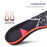 068 1 Pair Plantar Fasciitis High Arch Support Insoles Arch Support Shoe Inserts for Flat Feet, Size XS - 7