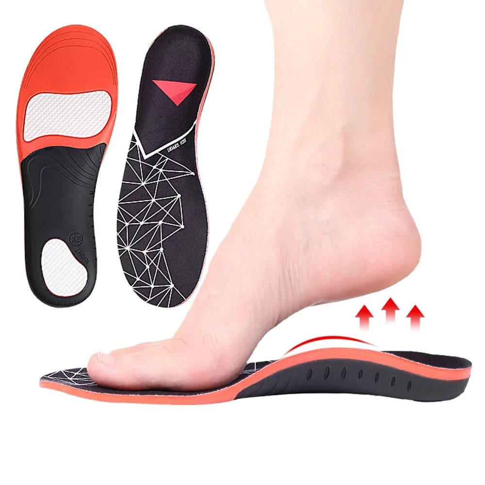 068 1 Pair Plantar Fasciitis High Arch Support Insoles Arch Support Shoe Inserts for Flat Feet, Size S - 2