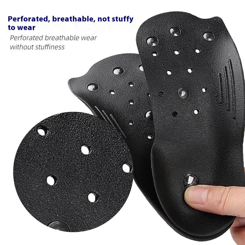 044 1 Pair Magnetic Arch Support Half Insoles Foot Orthotic Insert for Pain Relief  /  Posture Improvement, Size L - 7