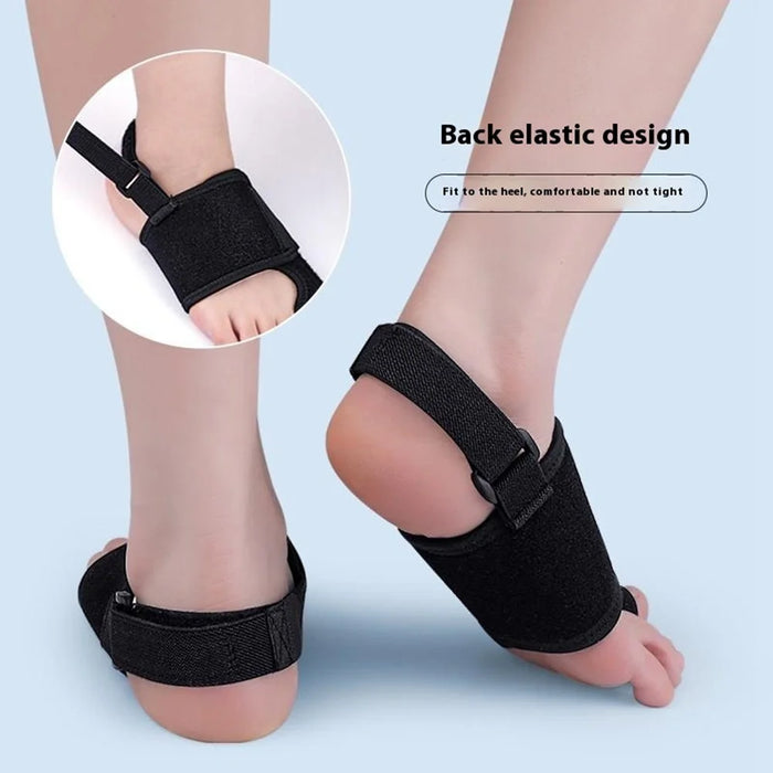 003 1Pc Toe Separator Corrector Bunion Splint Adjustable Support Brace for Hallux Valgus / Foot Pain Relief - Black / Right - 6