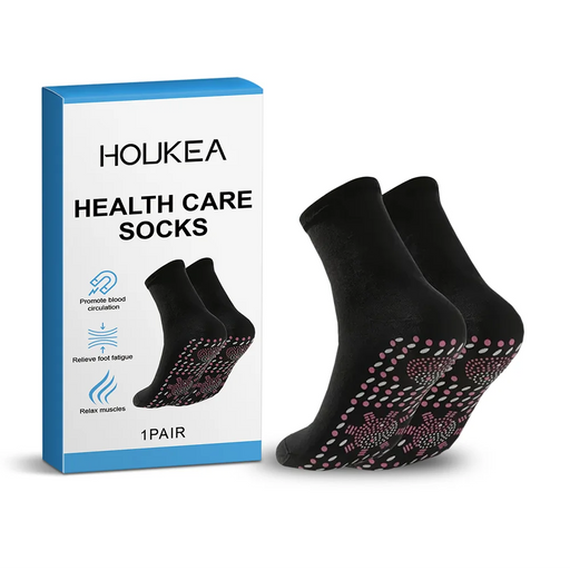 HOUKEA Breathable Foot Care Socks Plantar Fasciitis Pain Relief Elastic Massage Socks - 1 Pair - 1
