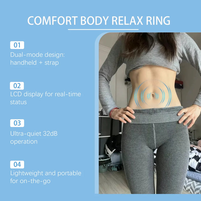 XORITA LCD Display Body Relax Ring 32dB Ultra Quiet Electric Massage Ring with Timer (without Strap) - 1Pc - 3