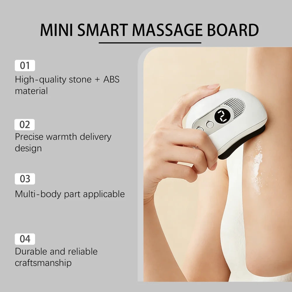 XORITA Bian Stone Smart Massage Board Intelligent Temperature Control Heat Therapy Mini Massager - 2