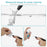 W1 Ear Wax Removal Tool Camera WiFi Ear Cleaning Kit Ear Pick with LED Light- Black - 4