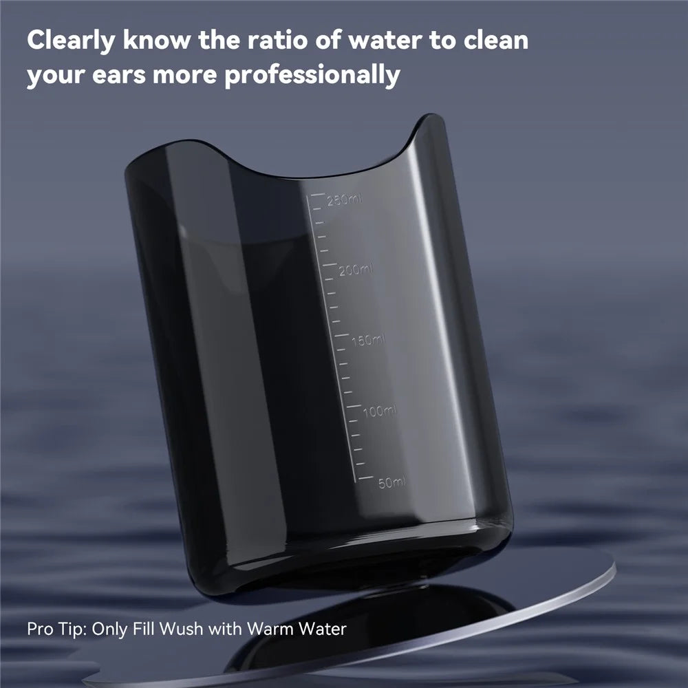 W60 Portable Electric Ear Wax Removal Device IP67 Waterproof Ear Washer Cleaning Tool - 5