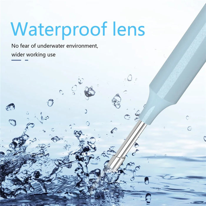 Z10 WiFi Visual Earwax Removal Tool Wireless Earwax Cleaner Digital Otoscope Ear Wax Cleaning Tool - Blue - 3