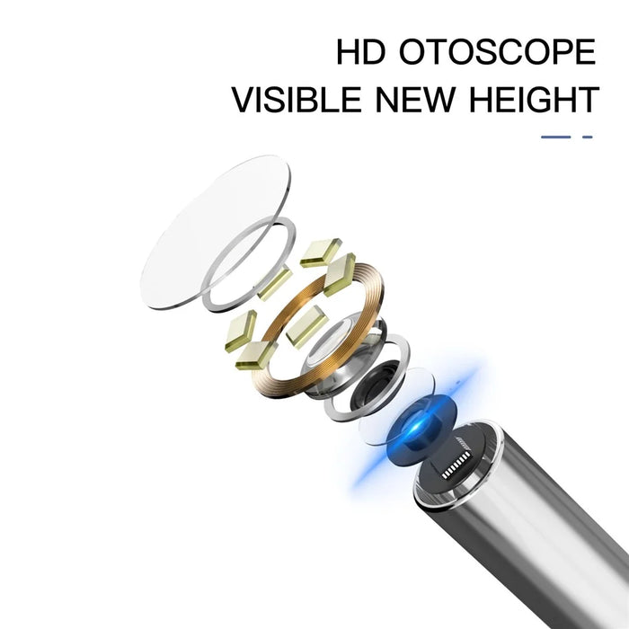 Z10 WiFi Visual Earwax Removal Tool Wireless Earwax Cleaner Digital Otoscope Ear Wax Cleaning Tool - Blue - 7