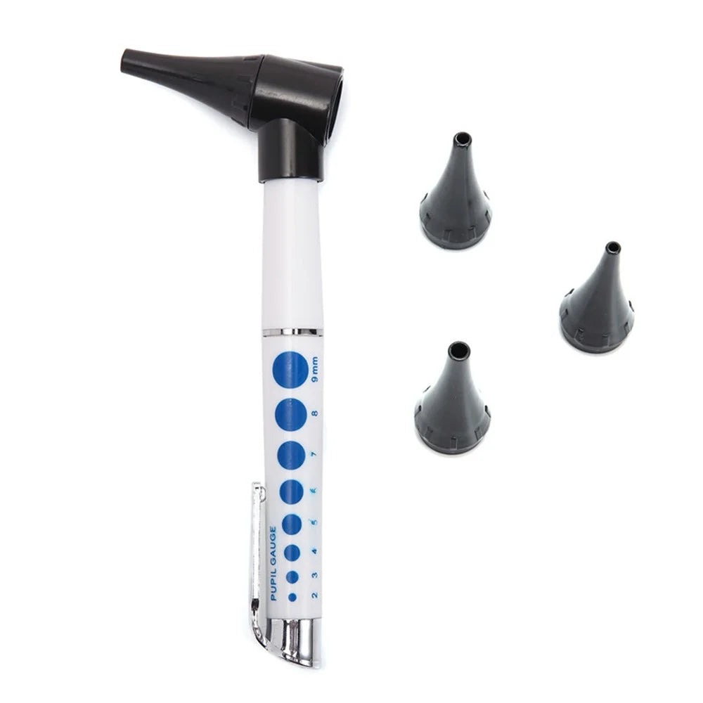Medical Otoscope Medical Ear Otoscope Ophthalmoscope Pen Medical Ear Light Ear Magnifier Ear Cleaner Set Clinical Diagnostic Tool - 1
