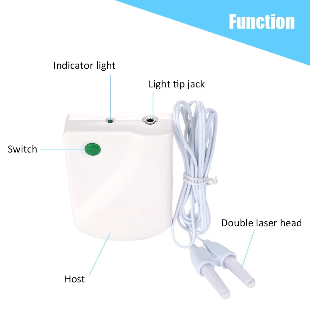 Nose Health Care Allergy Reliever Rhinitis Sinusitis Cure Massager Laser Infrared Therapy Instrument - 4