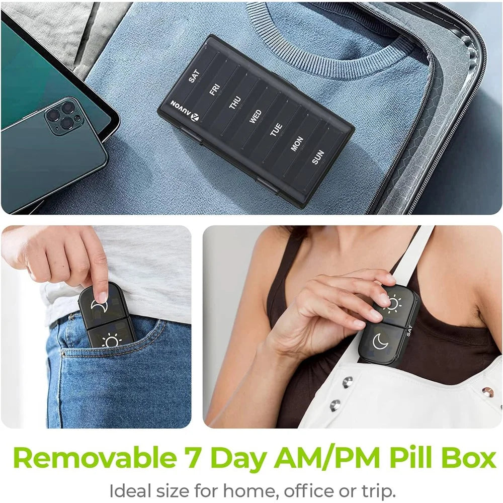 21001 21 Grids Pill Box Seven Days A Week Sorting Box Portable Vitamin Fish Oil Dispenser (No FDA Certificate, BPA Free) - 7