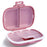 HOLII Daily Pill Organizer 8 Compartments Portable Pill Case Storage Box (BPA Free, No FDA Certificate) - Pink - 1