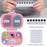 HOLII Daily Pill Organizer 8 Compartments Portable Pill Case Storage Box (BPA Free, No FDA Certificate) - Pink - 3