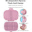 HOLII Daily Pill Organizer 8 Compartments Portable Pill Case Storage Box (BPA Free, No FDA Certificate) - Pink - 4
