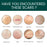 EELHOE 1 Roll Silicone Scar Removal Sheets for C-Section Postoperative Skin Colored Invisible Beauty Tape - 7