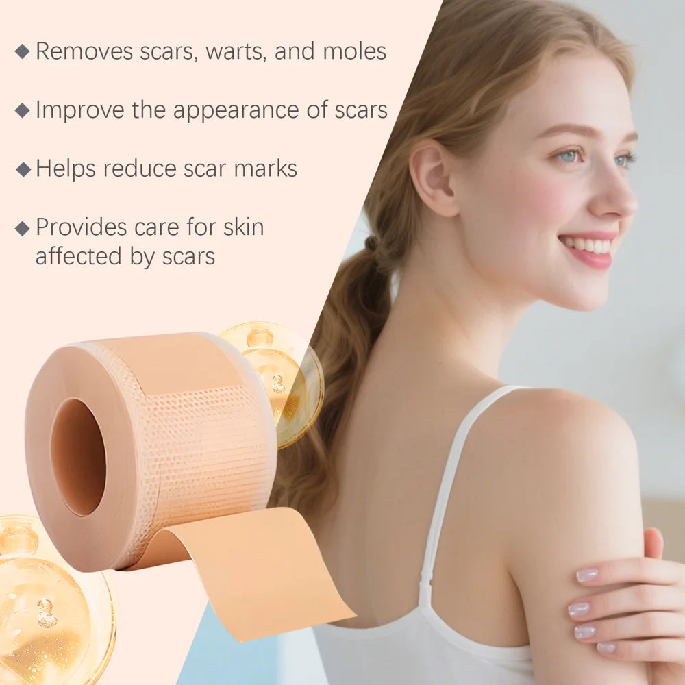 Laniska Mark Fading Stickers Scar Removal Patch Glycerin Hydroxyethyl Cellulose Silicone Sheets for Skin Repair Fade Marks - 5