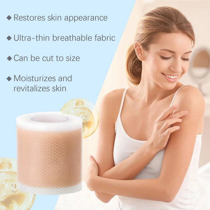 LANISKA Silicone Scar Sheet Reusable Breathable Scar Fading Strips for Surgical Scars, Keloid, C-Section - 3