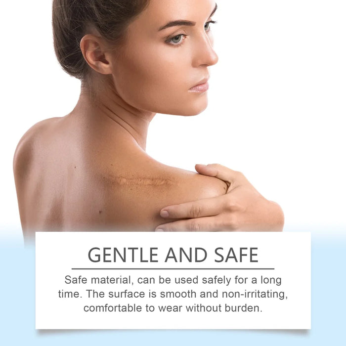 LANISKA Silicone Scar Sheet Reusable Breathable Scar Fading Strips for Surgical Scars, Keloid, C-Section - 6