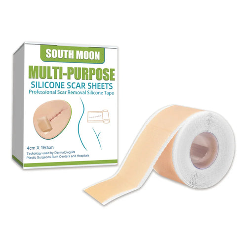 SOUTH MOON Silicone Scar Sheets Medical-Grade Scar Removal Patches Skin Repair Treatment for Post Surgery Acne Marks - 1