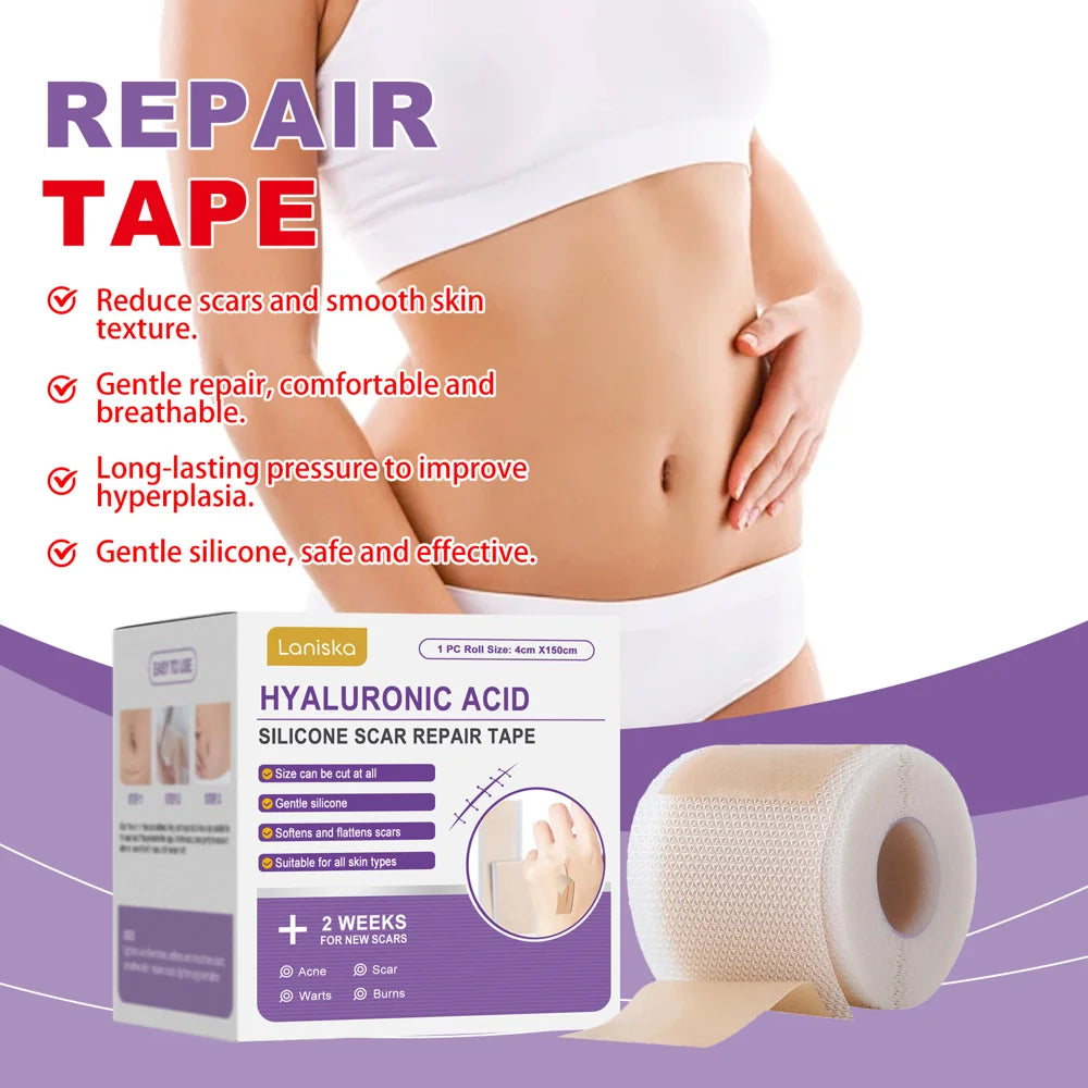 LANISKA Hyaluronic Acid Nano Microneedle Repair Tape Fade Pigmentation Skin Care Patch - 1 Roll - 2