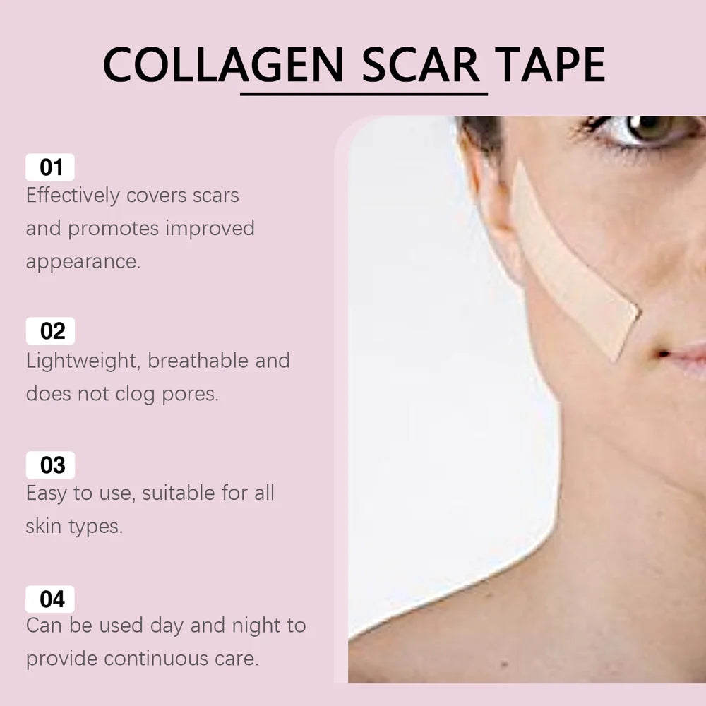 LANISKA Collagen Scar Tape Invisible Removal Treatment for Surgical Scars,C-Section,Tummy Tuck - 7