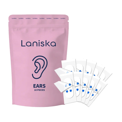 LANISKA 10Pcs Ear Care Patches Ear Skin Care Hydrating Lifting Firming Invisible Tape - 10 Pieces - 1
