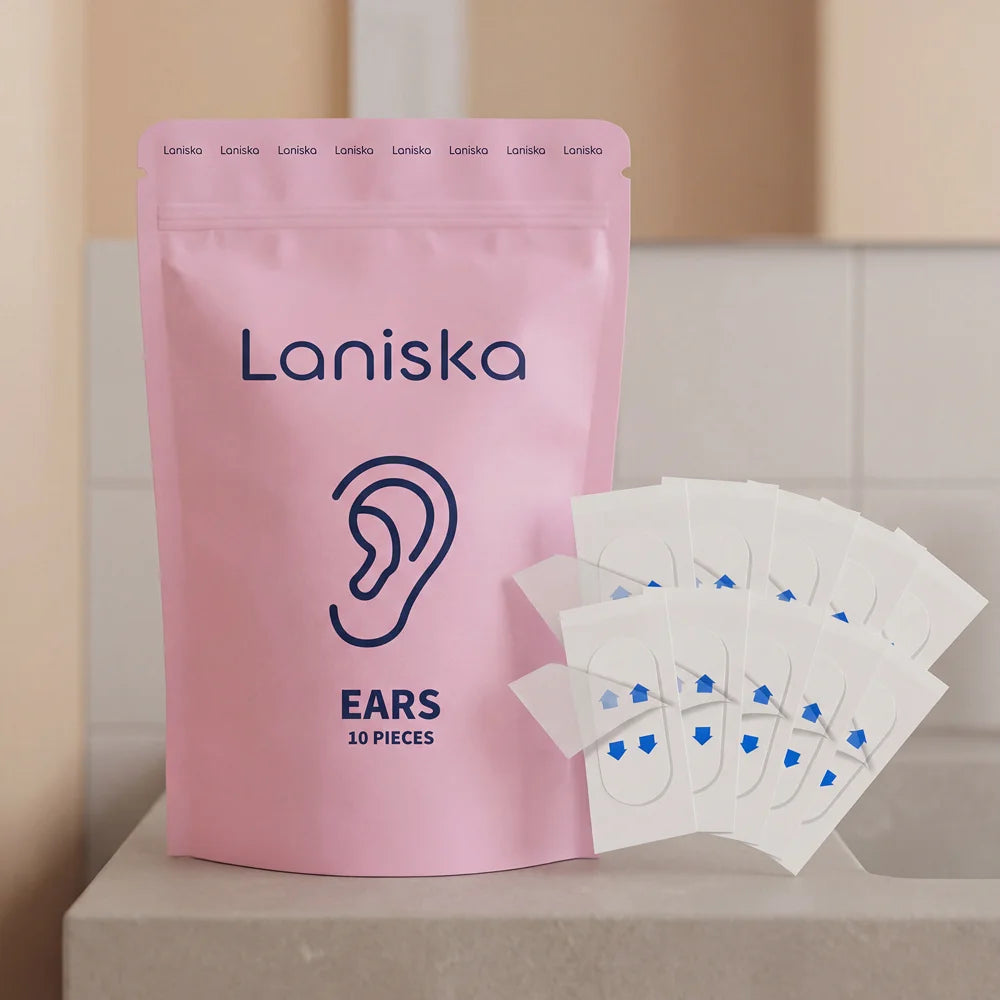 LANISKA 10Pcs Ear Care Patches Ear Skin Care Hydrating Lifting Firming Invisible Tape - 10 Pieces - 3