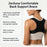 ZERILUNA Back Support Strap Posture Corrector for Men Women Invisible Wear Elastic Body Brace - 4