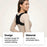 ZERILUNA Back Support Strap Posture Corrector for Men Women Invisible Wear Elastic Body Brace - 7