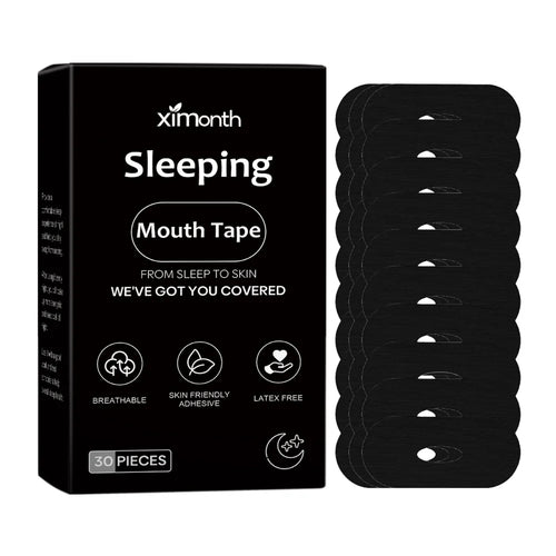 XIMONTH 30PCS Sleep Mouth Tape for Improving Night Breathing Breathable & Pain Free Removal Anti Snoring Aid Strips - 1