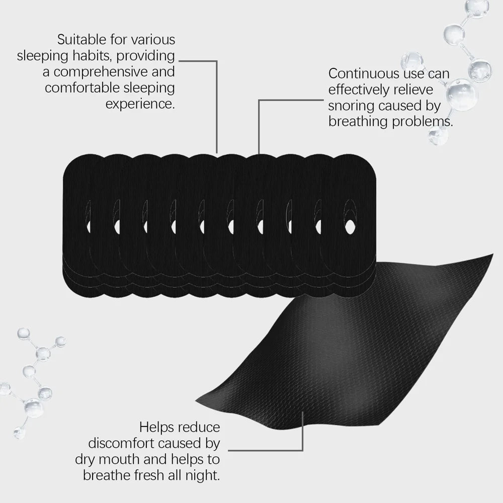 XIMONTH 30PCS Sleep Mouth Tape for Improving Night Breathing Breathable & Pain Free Removal Anti Snoring Aid Strips - 4