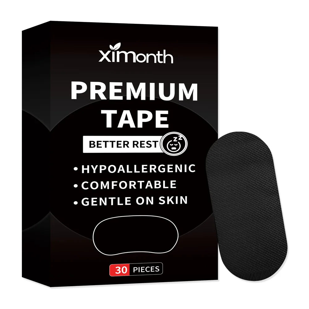 XIMONTH 30PCS Anti Snoring Strips Sleep Aid Mouth Tape Breathable Mouse Strips for Breathing & Sleeping - 1