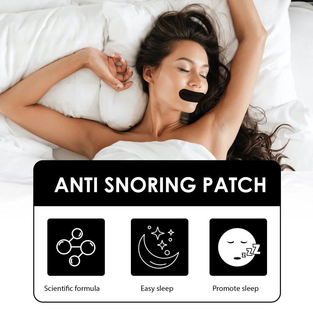 EELHOE 30PCS Anti Snoring Strips Sleep Aid Nasal Breathing Patches Lavender Infused Adult Stop Snoring Patches - 6