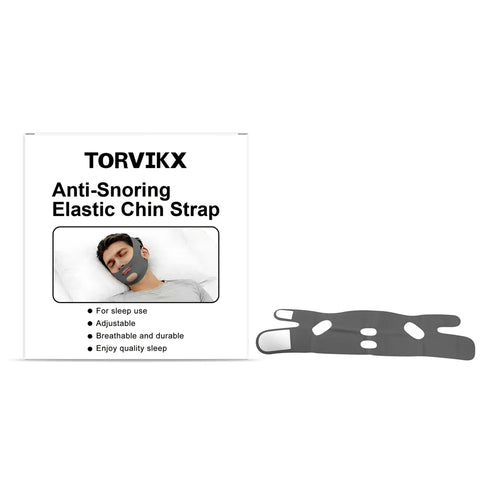 TORVIKX Anti Snoring Elastic Chin Strap Health Sleeping Jaw Support Adjustable Chin Belt - 1Pc - 1