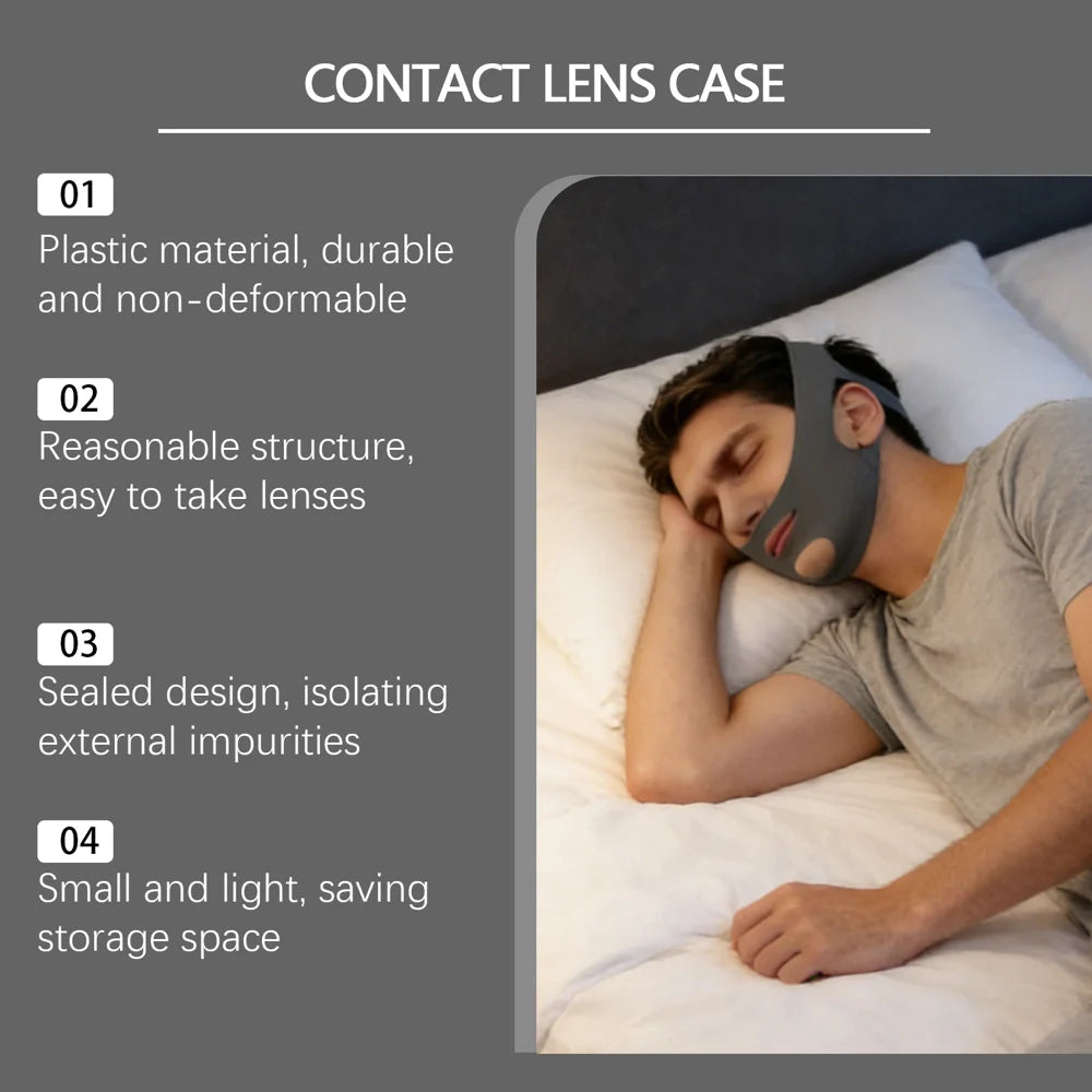 TORVIKX Anti Snoring Elastic Chin Strap Health Sleeping Jaw Support Adjustable Chin Belt - 1Pc - 3