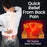 HOUKEA 110cm Self Heating Magnetic Therapy Waist Belt Back Pain Relief Blood Circulation Support - 4