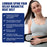 HOUKEA 110cm Self Heating Magnetic Therapy Waist Belt Back Pain Relief Blood Circulation Support - 5