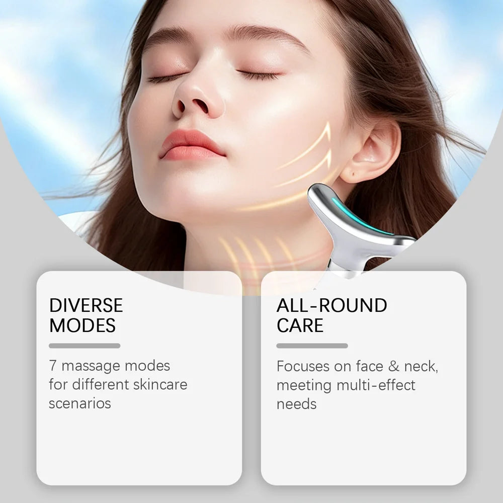 XORITA 7 Modes Facial Massager Smart Skincare Device Neck Skin Firming Beauty Instrument - 3