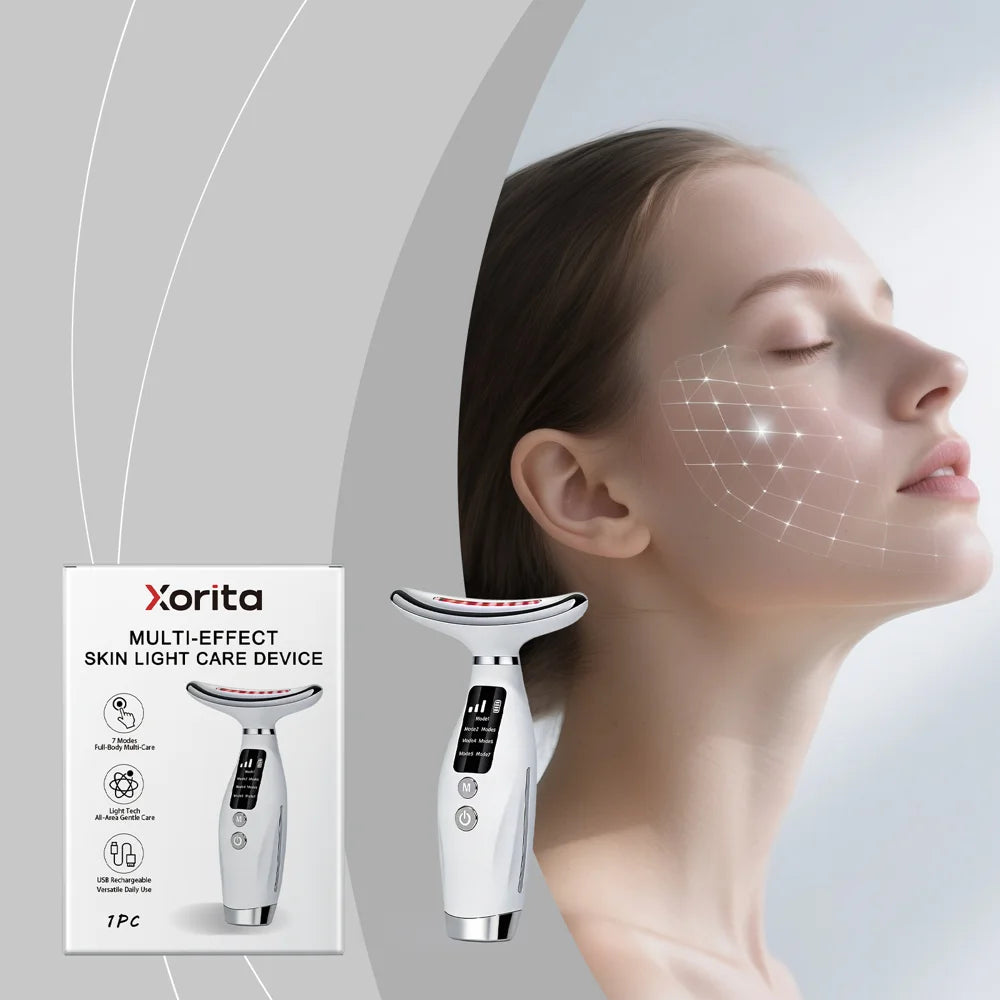 XORITA 7 Modes Facial Massager Smart Skincare Device Neck Skin Firming Beauty Instrument - 4