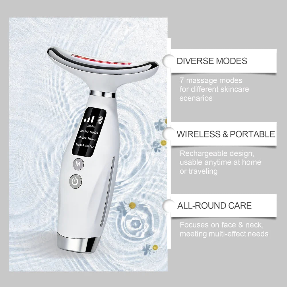 XORITA 7 Modes Facial Massager Smart Skincare Device Neck Skin Firming Beauty Instrument - 5
