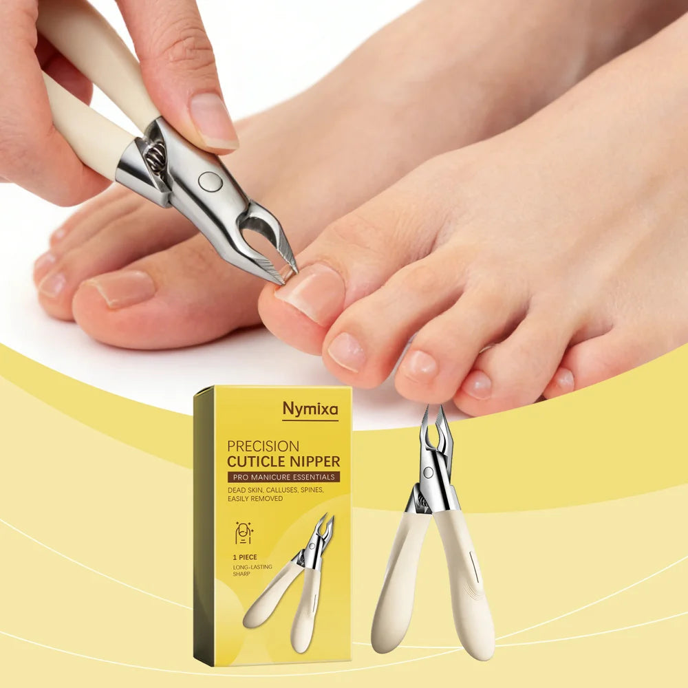 NYMIXA Precision Cuticle Nipper Carbon Steel Blade Nail Care Tool for Manicure Pedicure - 1 Piece - 2